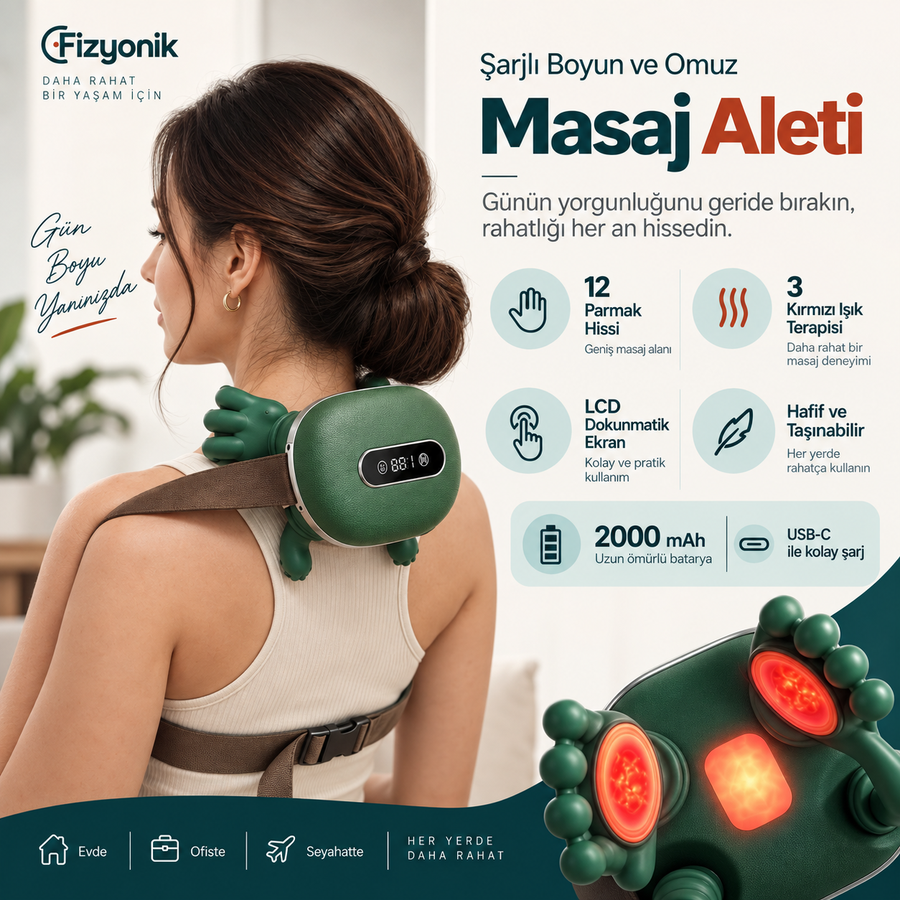 Boyun ve Omuz Masaj Cihazı